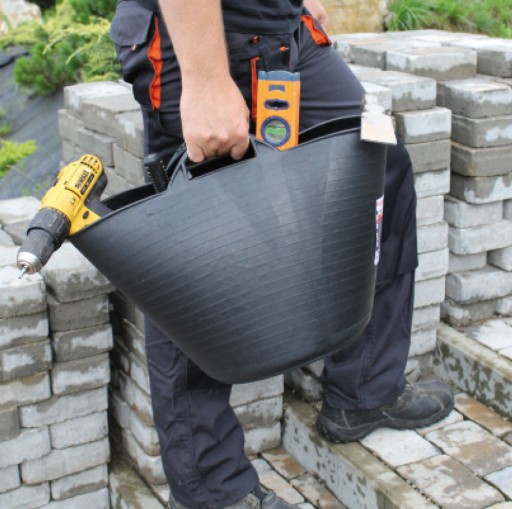 КОНТЕЙНЕР FLEXI BUCKET, ГИБКАЯ КОРЗИНА, 26 Л, КРАСНЫЙ