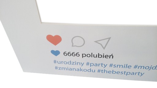 Foto ramka do zdjęć Instagram instarama NA WESELE