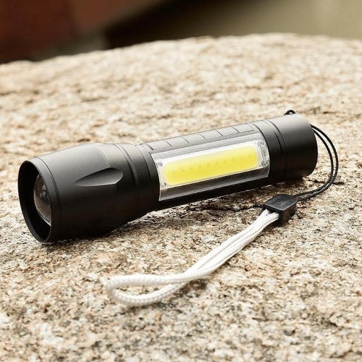 НАБОР USB-ВЕЛОСИПЕДНЫХ ФОНАРЕЙ ПЕРЕДНИЙ ЗАДНИЙ COB + CREE