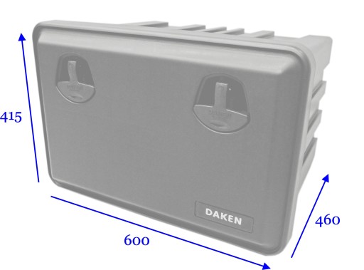 Ящик для инструментов 600 DAKEN, эвакуатор, автобусный ящик