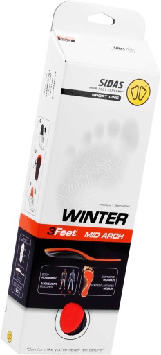 Стельки для обуви SIDAS Winter 3Feet Mid XS 35-36