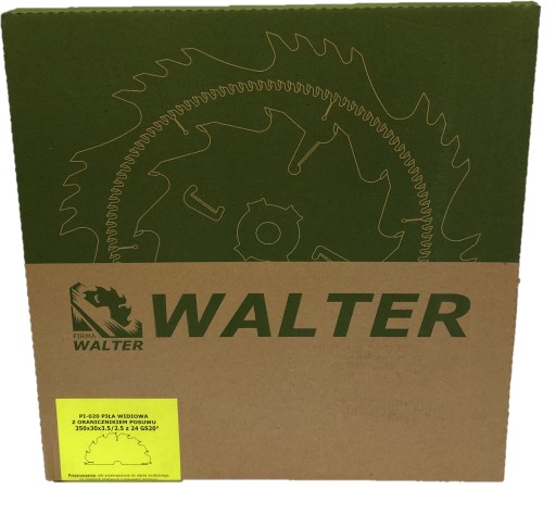 Пила дисковая WALTER WIDIA 350x30x2,5 z=24 ПОЛЬША