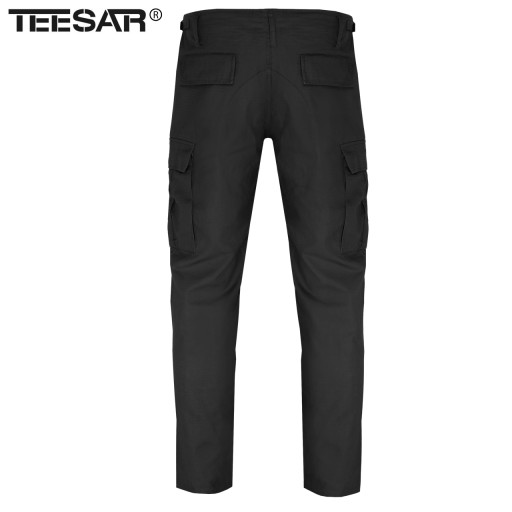 Брюки-карго Mil-Tec Teesar RipStop BDU Slim Fit, черные, XL