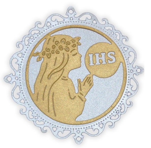 СКРАПКИ Причастие IHS девушка