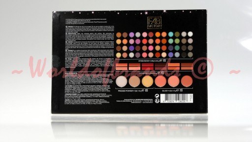 FAB FACTORY Zestaw make up ARTYSTYCZNY 4w1 Paleta