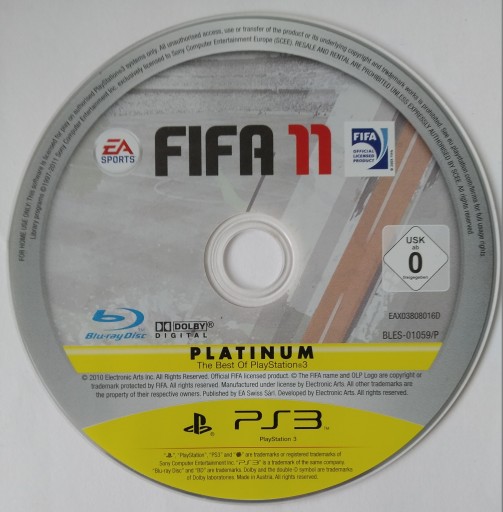 FIFA 11 ПЛАТИНА — PS3