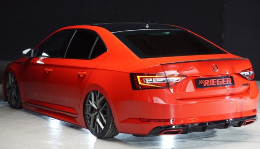 Диффузор заднего фартука Skoda Superb III