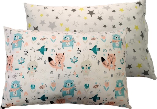 LiLo НАВУШКА, двусторонняя, 40х60см, хлопок, на молнии, КРУПНЫЕ ДИЗАЙНЫ