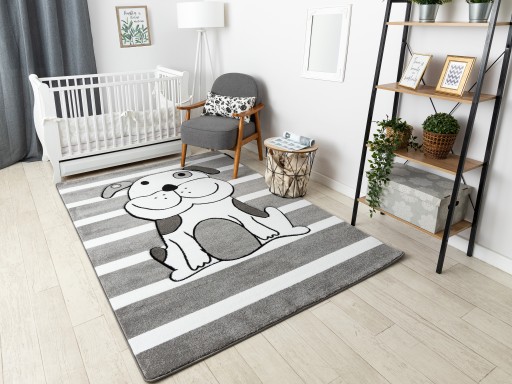 DZIECIĘCY DYWAN PETIT 180x270 PIESEK szary #GR3019