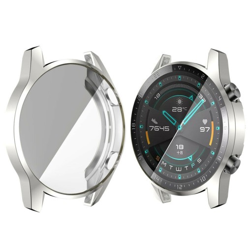 МЕТАЛЛИЧЕСКИЙ СИЛИКОНОВЫЙ КОРПУС ДЛЯ HUAWEI WATCH GT 2