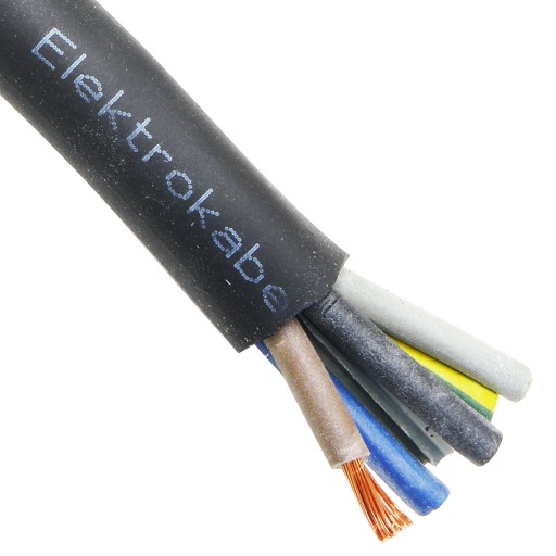 PRZEWÓD Kabel warsztat gumowy siłowy OW 5x1,5 50m