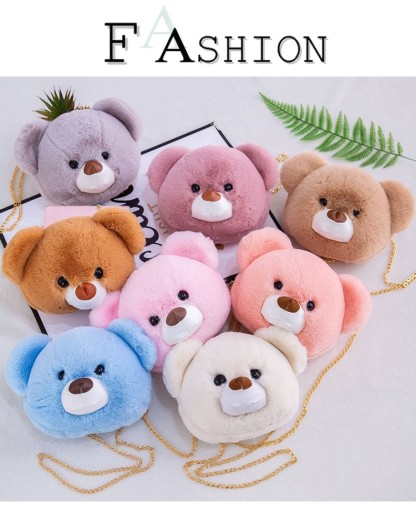 ПУШИСТАЯ СУМКА TEDDY BEDDY BEAR BEAR BAG МЕХОВЫЙ НАСТОЯЩИЙ