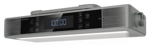 FM Bluetooth кухонное радио Подвесной светодиодный кухонный светильник для кухни, белый
