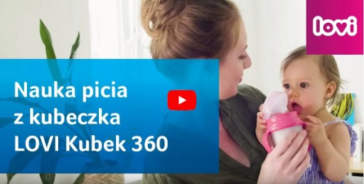 LOVI 360° Кружка Drink Master 250 мл, I Love, 9мес+