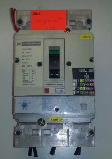 GV7-RS50 50A Телемеханический выключатель двигателя