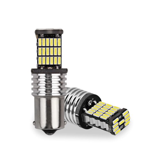 СВЕТОДИОДНАЯ ЛАМПА 45 SMD 4014 P21W R5W R10W BA15S БЕЛАЯ
