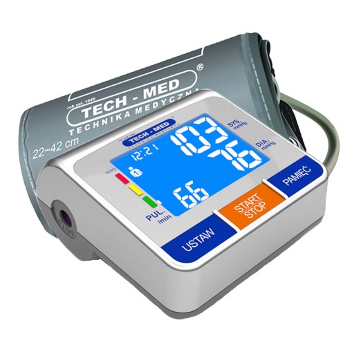 МОНИТОР АРТЕРИАЛЬНОГО ДАВЛЕНИЯ TECH-MED 22-42 СМ С ПИТАНИЕМ АРИТМИЯ