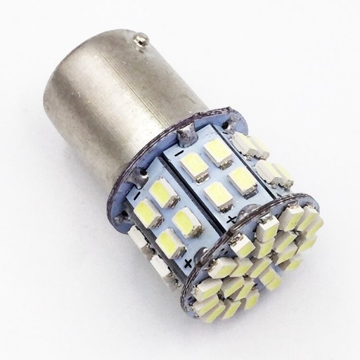 СВЕТОДИОДНАЯ ЛАМПА 50 SMD 1206 PY21W BAU15S БЕЛАЯ