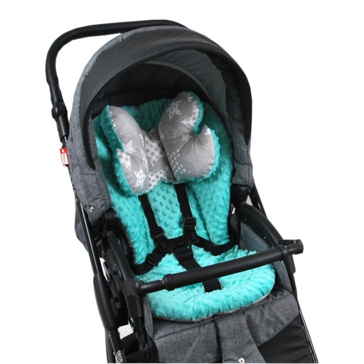 Подушка противоударная BabyLux BUTTERFLY minky NO 9.