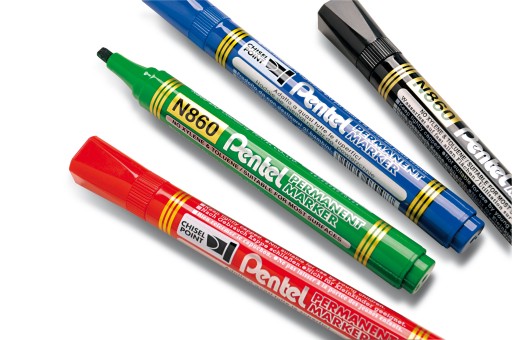 Перманентный маркер Pentel N860, зеленый