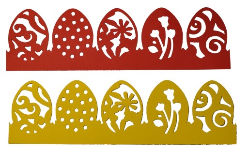 EGG яичный бордюр Пасхальное яйцо Пасхальный альбом 2 шт.