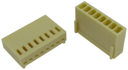 Gniazdo na kabel WF-08 (5 szt.) + styki /0091-5