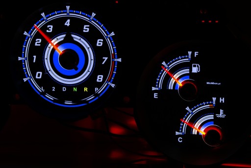 Циферблаты счетчика Toyota Supra MK4 INDIGLO схема 1