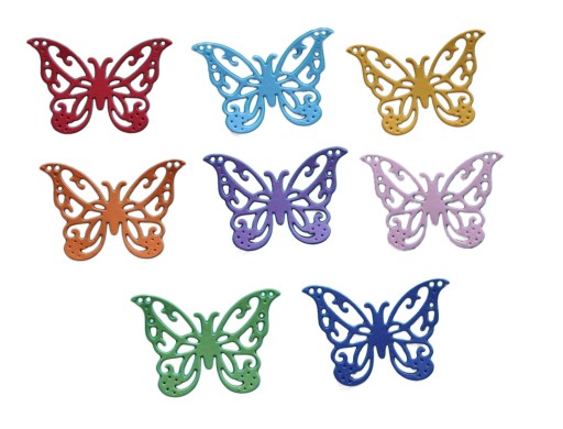 Scrapki Butterfly Лазурная бабочка набор бабочек