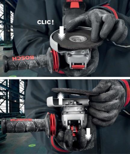 Жесткая упорная пластина 125мм X-LOCK BOSCH
