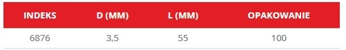 ВУР К/Г ДЕРЕВО ДЛЯ ГИПСОВЫХ Плит 55мм 100 шт.