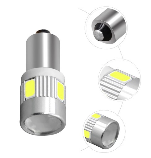 СВЕТОДИОДНАЯ ЛАМПОЧКА 6 SMD 5630 T4W BA9S ПАРКОВОЧНАЯ ФАРА АРТ.