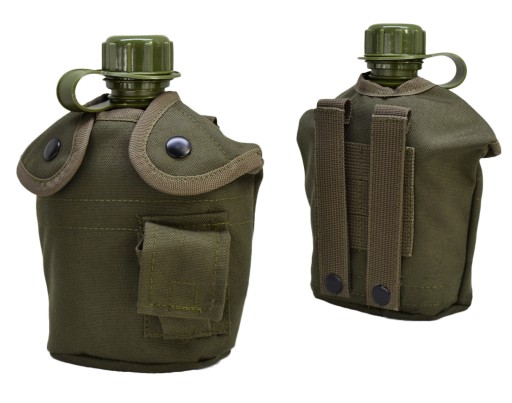 Фляга 1 литр с крышкой Olive Texar