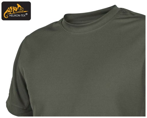 Мужская термоактивная футболка Helikon Topcool Lite Green Olive l