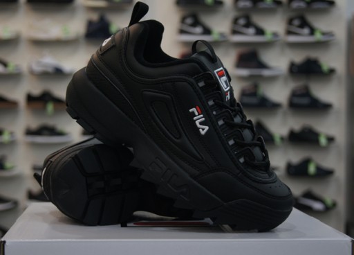 FILA ЖЕНСКАЯ ОБУВЬ DISRUPTOR LOW, ЧЕРНАЯ, R 39