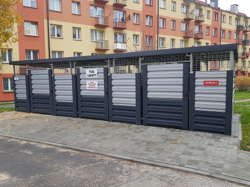 Wiata śmietnikowa, altana, osłona, 9x3m,PRODUCENT