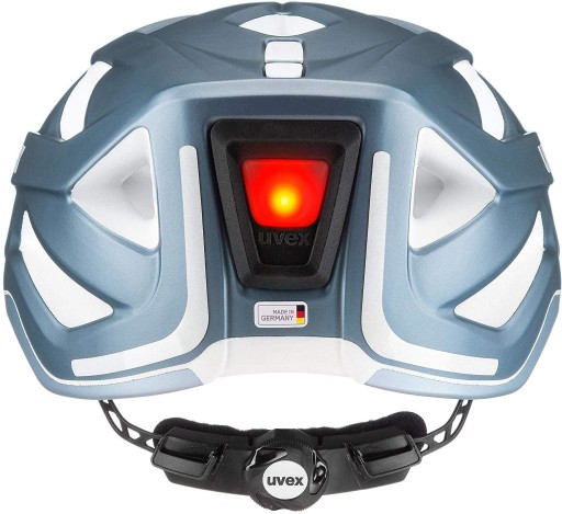 Велосипедный шлем со светодиодной подсветкой UVEX Plug CITY ACTIVE CC
