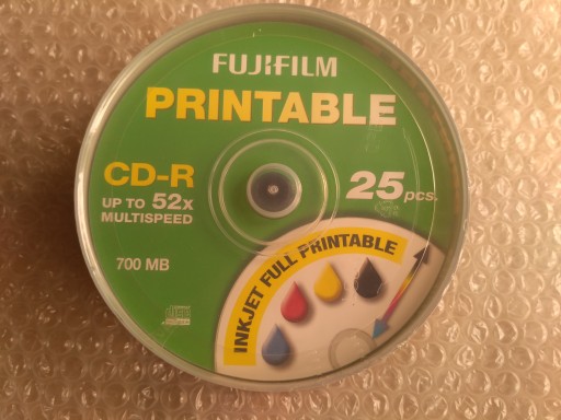 Fuji CD-R для печати, конверт для компакт-диска, 1 шт.