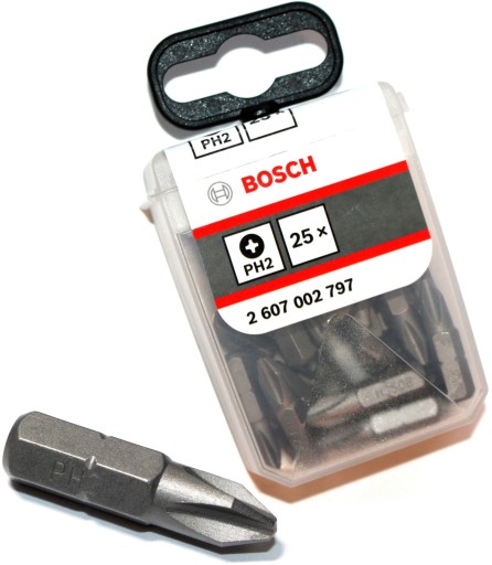 БИТА BOSCH PH2 ДЛЯ ЧЕРНЫХ ВИНТОВ ОРИГИНАЛ