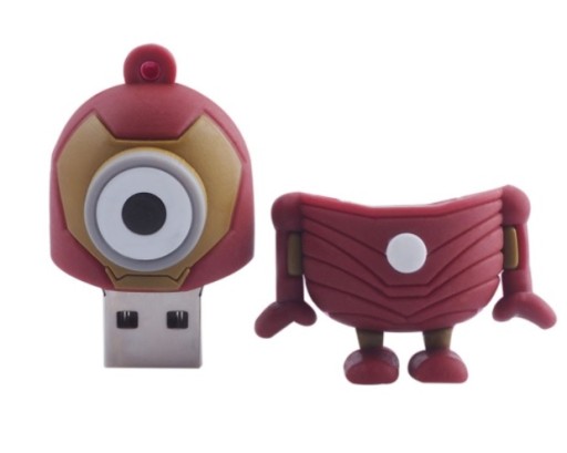 USB-ПЕРЕДНИК 8 ГБ МИНЬОНЫ ЖЕЛЕЗНЫЙ ЧЕЛОВЕК СКАЗОЧНЫЙ ГЕРОЙ