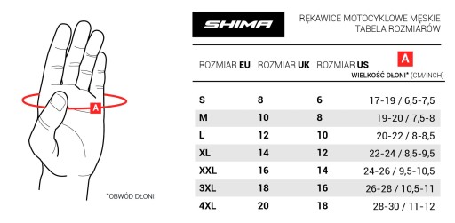 КОЖАНЫЕ ПЕРЧАТКИ SHIMA D-TOUR XL