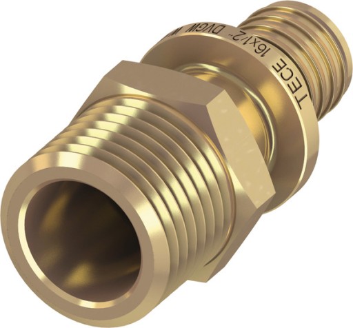 TECE УНИВЕРСАЛЬНЫЙ ЛАТУННЫЙ СОЕДИНИТЕЛЬ GZ 16x1/2''
