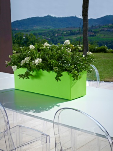 прямоугольные графитовые горшки Mini Kube 50x18/18
