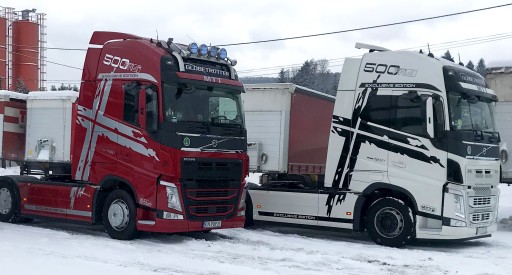 Наклейки с флагом Швеции VOLVO FH4 QUALITY