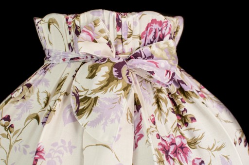 Абажур с бантом ENGLISH ROSES FLOWERS BEIGE 51