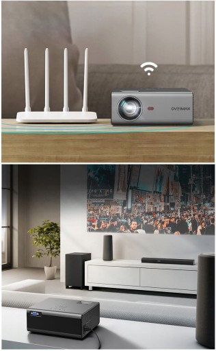 RZUTNIK PROJEKTOR OVERMAX MULTIPIC 3.5 LED HD WIFI