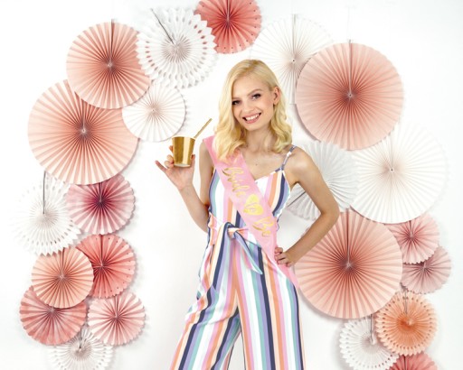 SZARFA Bride to Be jasno różowa WIECZÓR PANIEŃSKI