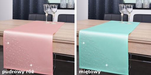 bieżnik dekoracyjny KRYSTAL 40x200 plamoodporny pas czarny