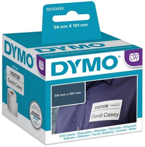 ЛЕНТА ДЛЯ ЭТИКЕТОК DYMO LW 54 мм X 101 мм S0722430 99014