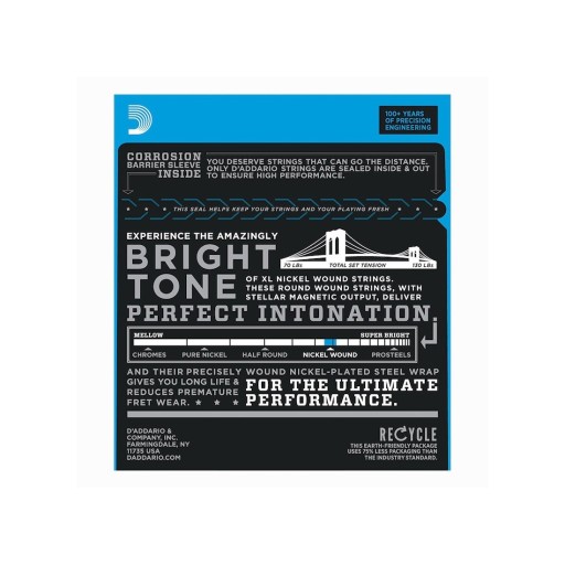 STRUNY D'ADDARIO EXL110 10-46 DO ELEKTRYKA +KOSTKI