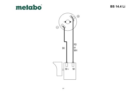 METABO ENGINE FOR BS14.4 LI для отвертки 317003640